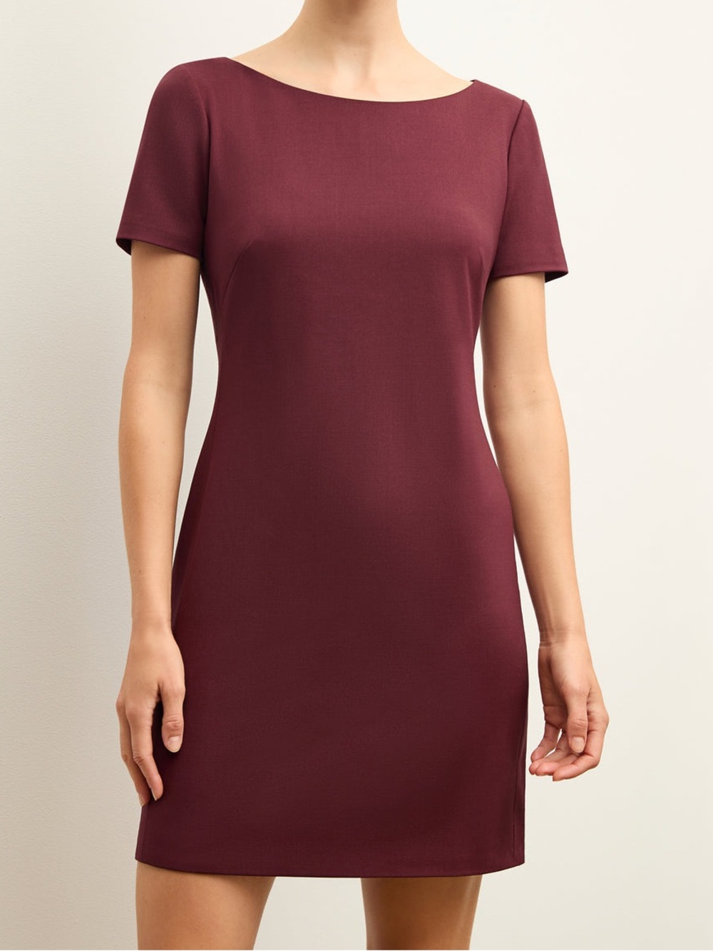 M.M.LaFleur Rosie Dress • 16 • Shiraz Burgundy Wool